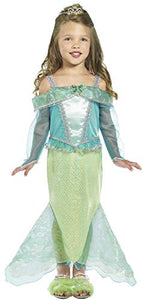 Smiffys Mermaid Princess Costume, Green, S