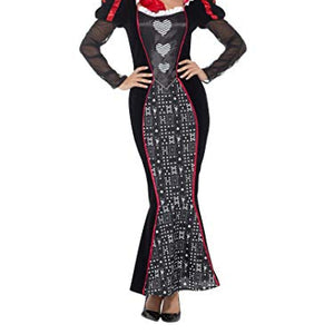 Smiffys 46856M Deluxe Baroque Dark Queen Costume (Medium)