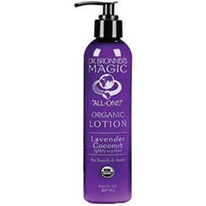 Dr. Bronner's Magic Soaps, Organic Lotion, Lavender Coconut, 8 fl oz (237 ml)