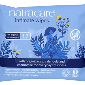 PACK OF 3 Natracare Intimate Wipes