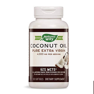 Nature's Way Coconut Oil Capsules - Pack of 120