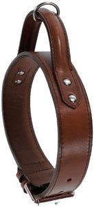 Collar With Curved Handle  65 Brown