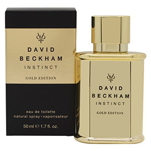 David Beckham Instinct Gold Limited Edition Eau de Toilette Spray Pack Of 1 X 0.05 L)