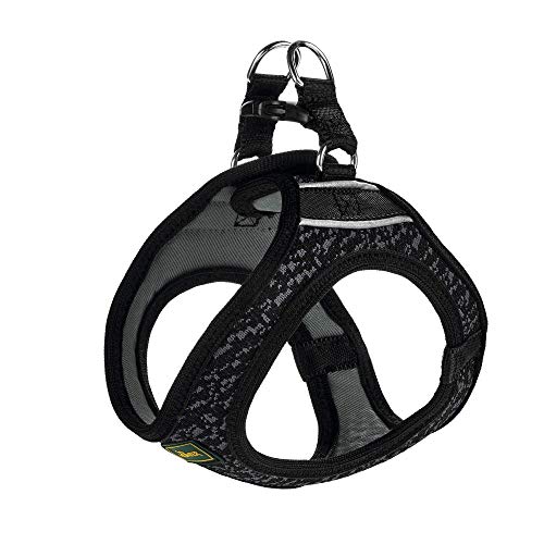 Harness Hilo Soft Comfort L Mesh, Black | Hunter