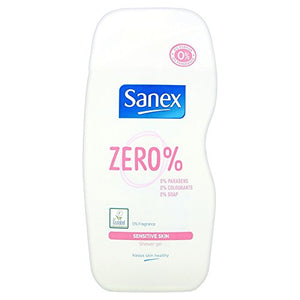 Sanex Zero% Shower Gel Sensitive Skin 250ml (2 x Pack)