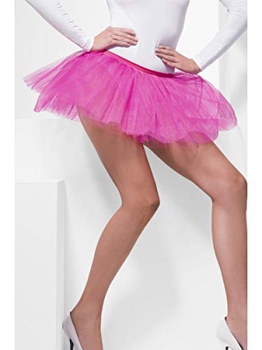 Smiffys Tutu Underskirt - Hot Pink, Adult