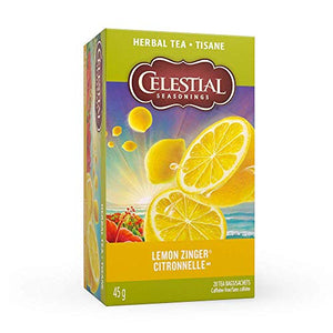 Celestial | Lemon Zinger Tea | 6 x 20 Bags
