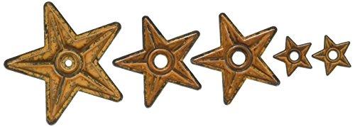 Prima Marketing 963392 Barn Stars Finnabair Mechanicals Metal Embellishments (5/Pack), Multicolor