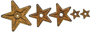 Prima Marketing 963392 Barn Stars Finnabair Mechanicals Metal Embellishments (5/Pack), Multicolor