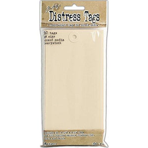 Ranger Tim Holtz Distress Mixed Media Heavystock Tags #8 20/Pkg-