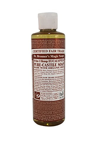 DR BRONNER SOAP LIQ EUCALYPTIS ORG, 8 OZ