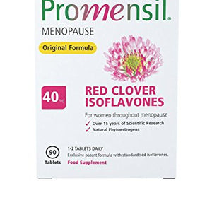 Promensil, Menopause, Red Clover, Isoflavones, Original, Maintenance 40mg - 90 Tablets (3 Month Supply)