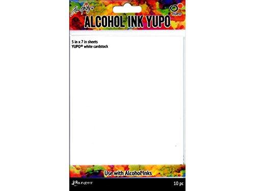 Ranger Tholtz Alcohol Ink Yupo Paper 5x7 White