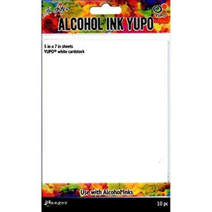 Ranger Tholtz Alcohol Ink Yupo Paper 5x7 White