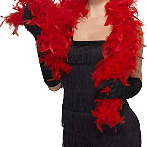 Smiffys 50 g/150 cm Boa Feather - Red