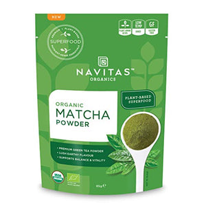 Navitas Organics Matcha Powder, Premium Culinary Grade, 85 g Bag, Organic, Gluten-Free