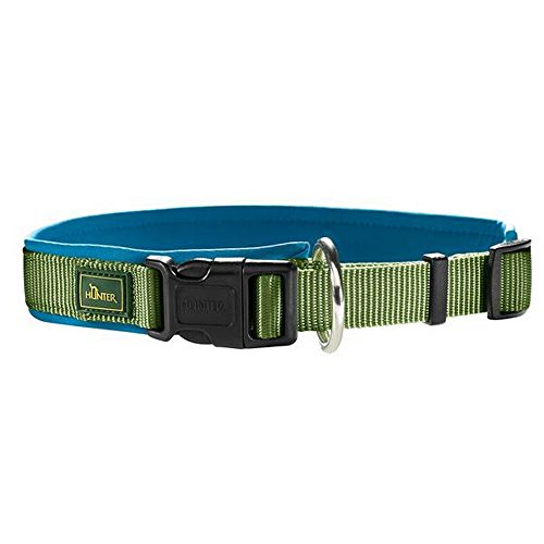 Collar Neopren Vario Plus 28-30 Cm, 15 Mm Nylon Light Green/Neopren Petrol | Hunter