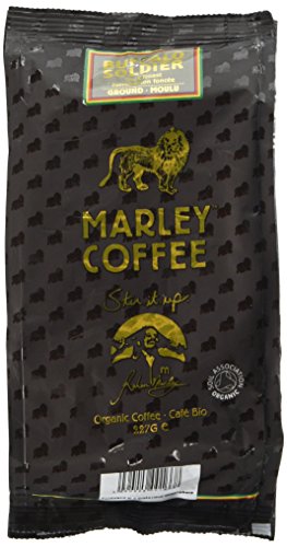 Marley Coffee Organic Buffalo Soldier Dark Roast Ground Coffee Bag 227g