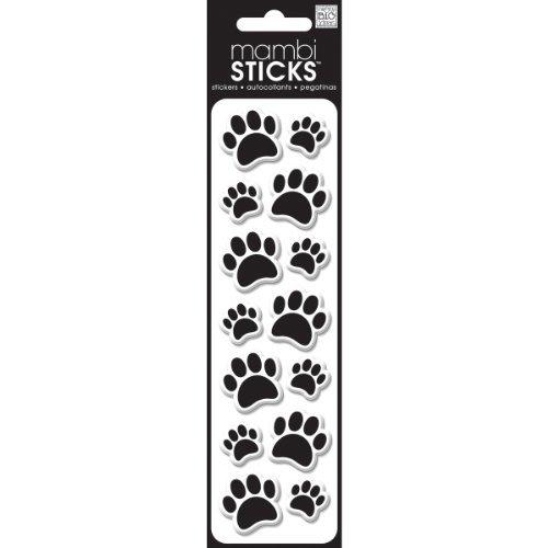 Puffy Stickers-Paw Prints