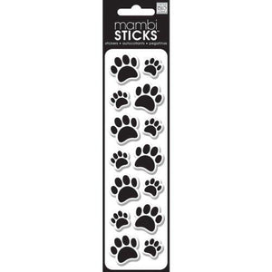 Puffy Stickers-Paw Prints