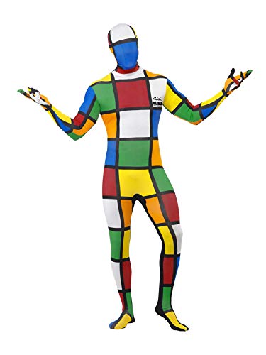 Smiffys Officially Licensed Rubik's Cube Second Skin Costume