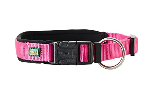 Collar Neopren Vario Plus 28-30 Cm, 15 Mm Nylon Raspberry/Neopren Black | Hunter