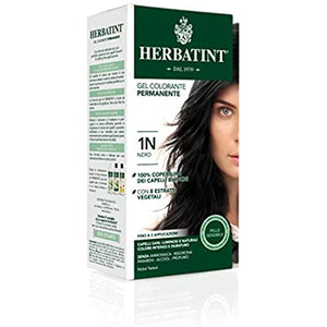 Herbatint 1N Black Permanent Herbal Hair Colour Gel 150ml