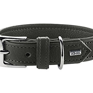 Collar Wallgau, 55 Taupe, Leather | Hunter