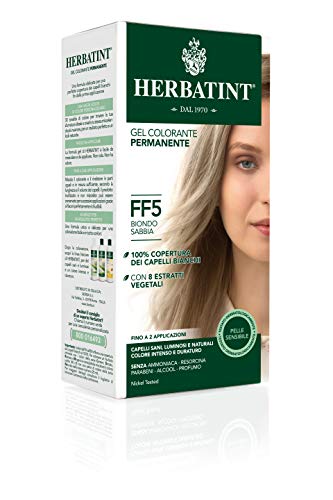Herbatint 150 ml Number FF5 Sand Blonde Permanent Herbal Hair Colour Gel
