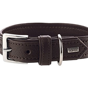 Collar Wallgau, 40 D-Brown, Leather | Hunter