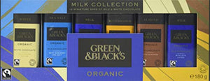 Green & Black's Organic Milk Miniature Chocolate Bar Collection, 180g (Pack of 2)