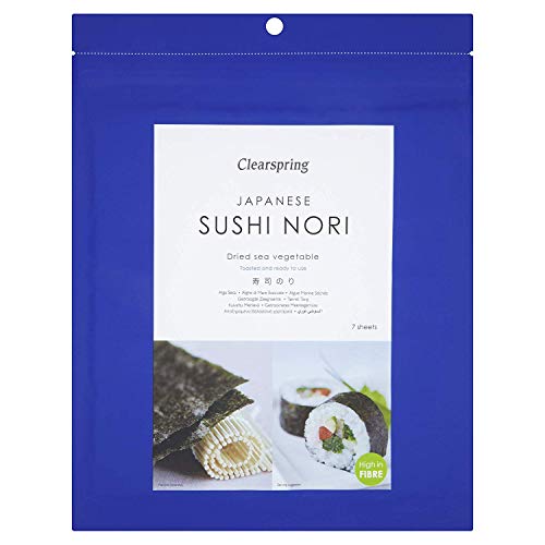 Clearspring Sushi Nori Sea Vegetable 17g Herbs Plants & Vegetables Healthy Food