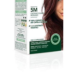 Herbatint Permanent Herbal Hair Colour Gel, 5M Light Mahogany Chestnut, 150 ml