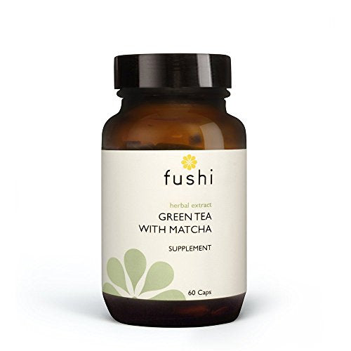 Fushi Green Tea Extract With Matcha Capsules (500mg High Strength), 60 Caps | Fresh-Ground Whole Food | 95% `Polyphenols | Best for Weight Loss, Energy & Brain Function | Vegan | Made in UK