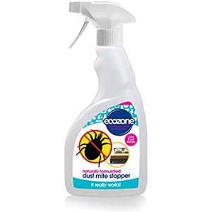 Ecozone Dust Mite Stopper, 500 ml, Natural Formula, Long Lasting, Child and Pet Friendly, Ideal for Allergy Sufferers