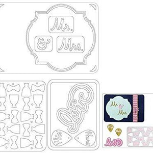 Sizzix Thinlits Die Set 10 pc. His & Hers