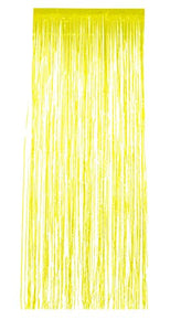 Smiffys 48323 Shimmer Curtain, Yellow, One Size
