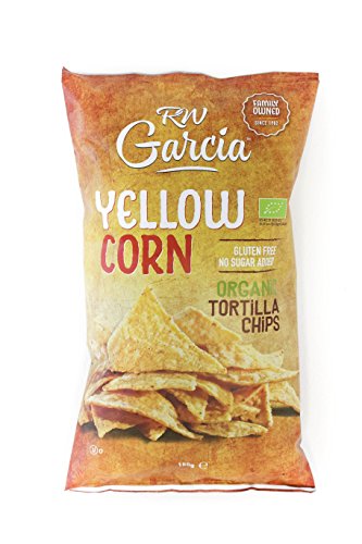 RW Garcia Organic Yellow Corn Tortillas Chips 12 Packets