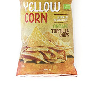 RW Garcia Organic Yellow Corn Tortillas Chips 12 Packets