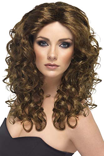 Smiffys Glamour Wig - Brown
