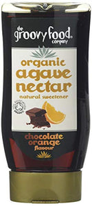 The Groovy Food Company Organic Agave Nectar Chocolate Orange Flavour 250ml (Pack of 3)