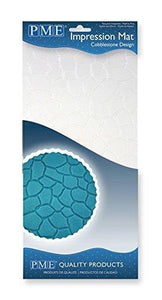 PME Cobblestone Design Impression Mat, One Size, Transparent