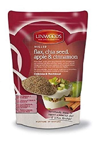 Milled Flax Chia Seed Apple and Cinnamon Powder 200 g (Pack of 2)