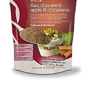 Milled Flax Chia Seed Apple and Cinnamon Powder 200 g (Pack of 2)