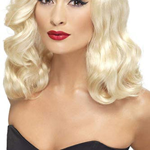 Smiffys 20's Luscious Long Wig Blonde with Waves