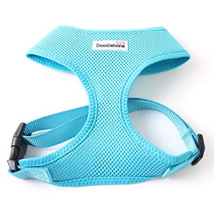 Snappy Mesh Harness Cyan X-Small| Doodlebone