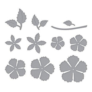 Spellbinders Shapeabilities Blooming Rose Etched/Wafer Thin Dies
