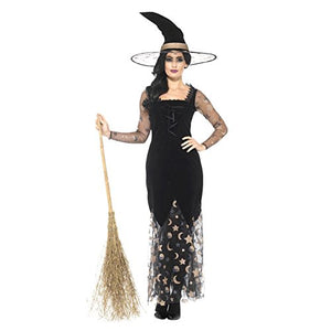 Smiffy's 45110S Deluxe Moon and Stars Witch Costume (Small)
