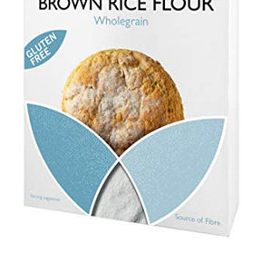 Clearspring Organic Gluten Free Brown Rice Flour, 380g (Pack of 4)