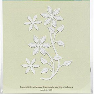 Penny Black Flower Flourish Steel Die (51-421)